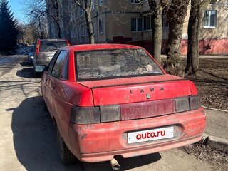 1998 Lada (ВАЗ) 2110, красный, 70000 рублей, вид 4