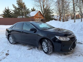 2016 Toyota Camry VII (XV50) Рестайлинг, чёрный, 1600000 рублей, вид 3