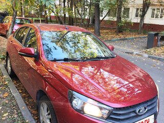 2018 Lada (ВАЗ) Vesta I, красный, 789000 рублей, вид 4