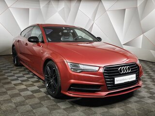 2016 Audi A7 I (4G) Рестайлинг, красный, 2185150 рублей, вид 3