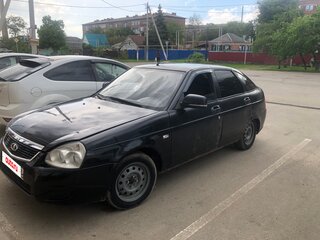 2008 Lada (ВАЗ) Priora I, чёрный, 240000 рублей, вид 1