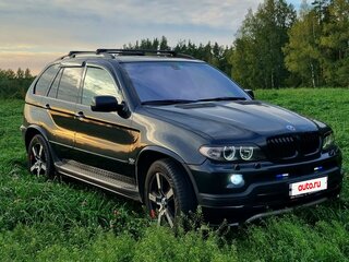 2004 BMW X5 3.0d I (E53) Рестайлинг, чёрный, 1200000 рублей, вид 4