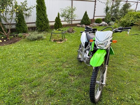 2014 Kawasaki KLX 125, зелёный, 325000 рублей, вид 2