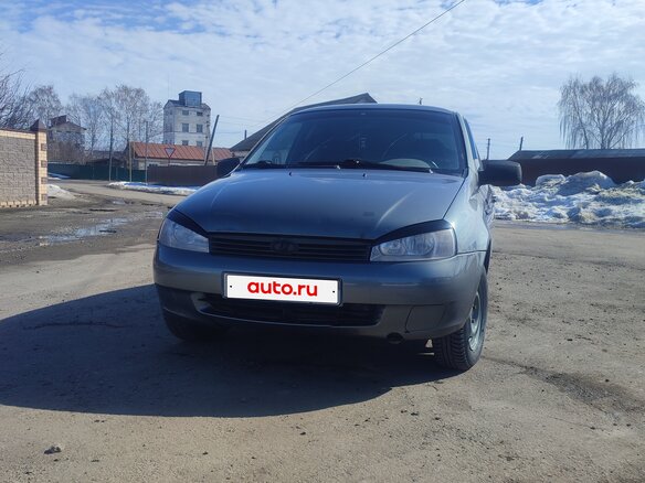 2011 Lada (ВАЗ) Kalina I, серый, 215000 рублей - вид 1