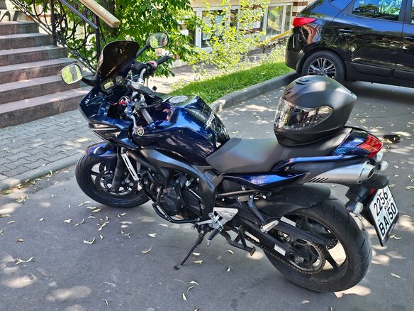 2008 Yamaha FZ6, синий, 430000 рублей - вид 3