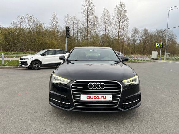 2015 Audi A6 IV (C7) Рестайлинг, чёрный - вид 5