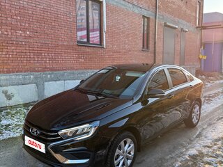 2024 Lada (ВАЗ) Vesta I Рестайлинг (NG), чёрный, 1360000 рублей, вид 4