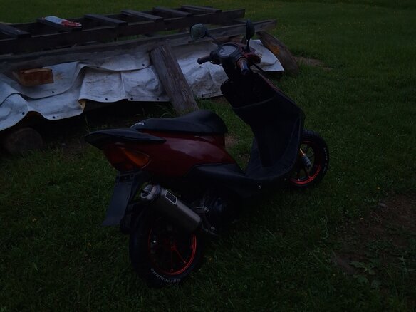 1994 Honda Dio, красный, 65000 рублей - вид 3