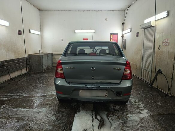 2011 Renault Logan I Рестайлинг, серый, 300000 рублей - вид 6