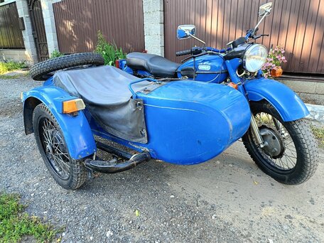 1990 Урал ИМЗ-8.103, синий, 150000 рублей, вид 1
