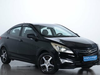 2016 Hyundai Solaris I Рестайлинг, чёрный, 899000 рублей, вид 1