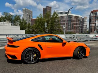 2021 Porsche 911 Turbo S VIII (992), оранжевый, 18900000 рублей, вид 5