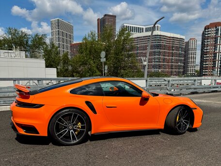 2021 Porsche 911 Turbo S VIII (992), оранжевый, 18900000 рублей, вид 5