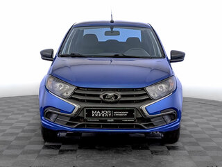 2019 Lada (ВАЗ) Granta I Рестайлинг, синий, 630000 рублей, вид 2