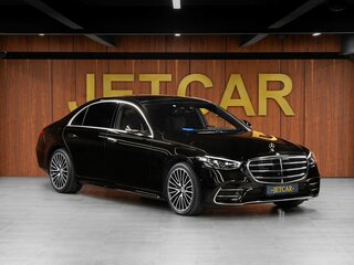 2020 Mercedes-Benz S-Класс 450 Long 4MATIC VII (W223), чёрный, 8990000 рублей, вид 3