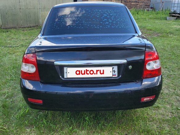 2013 Lada (ВАЗ) Priora I Рестайлинг, чёрный, 340000 рублей - вид 1