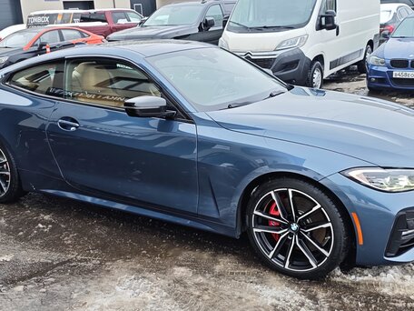 2020 BMW 4 серии 430i G22, G23, G26, синий, 4900000 рублей, вид 2