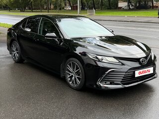 2021 Toyota Camry US Market VIII (XV70) Рестайлинг, чёрный, 2800000 рублей, вид 3