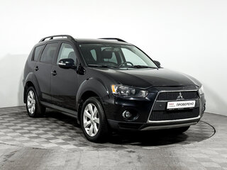 2012 Mitsubishi Outlander II Рестайлинг, чёрный, 980000 рублей, вид 3