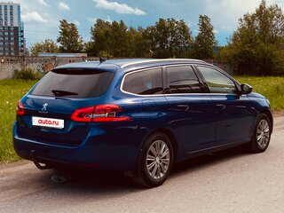 2018 Peugeot 308 II Рестайлинг, синий, 1090000 рублей, вид 2