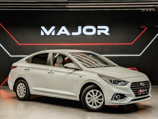 2017 Hyundai Solaris II, белый, 1380000 рублей, вид 3