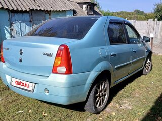 2007 Renault Logan I, серебристый, 330000 рублей, вид 4