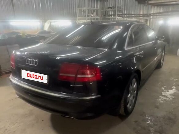 2007 Audi A8 Long II (D3) Рестайлинг 2, чёрный, 5900000 рублей