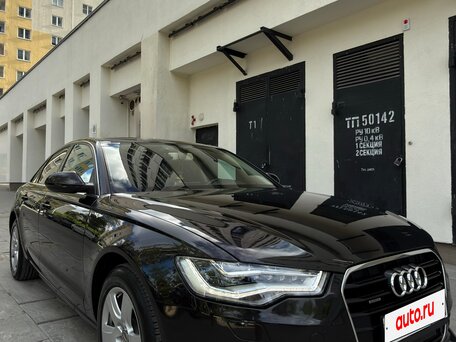 2013 Audi A6 IV (C7), чёрный, 1799999 рублей, вид 1