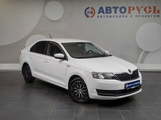 2018 Skoda Rapid I Рестайлинг, белый, 1260000 рублей, вид 1