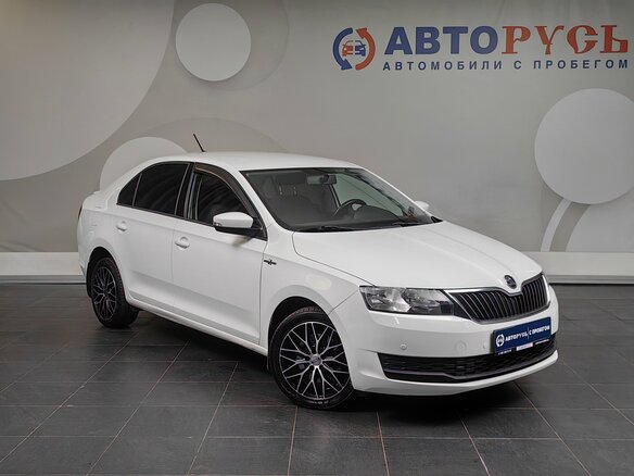 2018 Skoda Rapid I Рестайлинг, белый