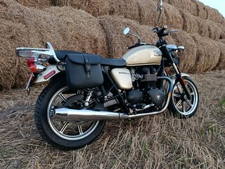 2012 Triumph Bonneville T100, золотистый, 450000 рублей, вид 3