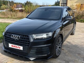 2018 Audi Q7 II (4M), чёрный, 5200000 рублей, вид 3
