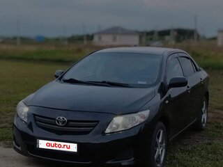 2008 Toyota Corolla X (E140, E150), чёрный, 690000 рублей, вид 1