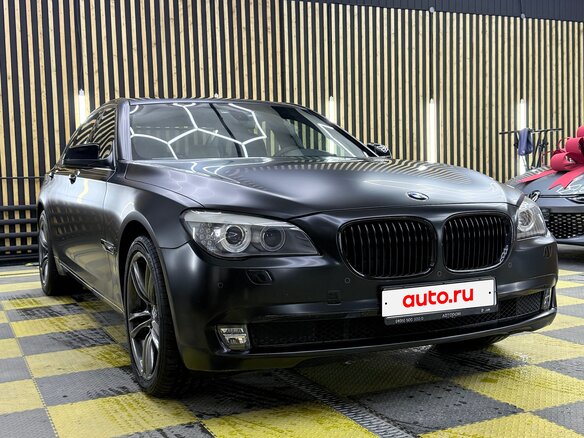 2011 BMW 7 серии Long 730Ld V (F01/F02/F04), чёрный, 1800000 рублей - вид 2