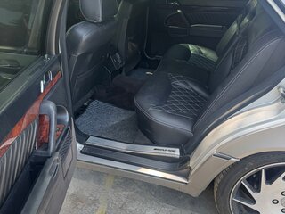 1996 Mercedes-Benz S-Класс 320 Long III (W140) Рестайлинг, серебристый, 1800000 рублей, вид 4