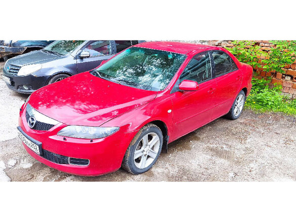 2006 Mazda 6 I (GG) Рестайлинг, красный - вид 3