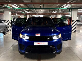 2015 Land Rover Range Rover Sport SVR II, синий, 3350000 рублей, вид 4