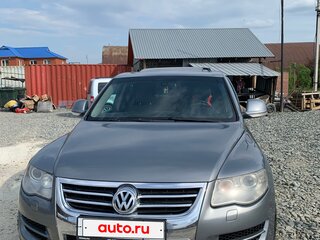 2008 Volkswagen Touareg I Рестайлинг, голубой, 1200000 рублей, вид 1