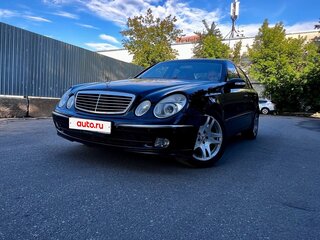 2002 Mercedes-Benz E-Класс 320 III (W211, S211), чёрный, 590000 рублей, вид 1
