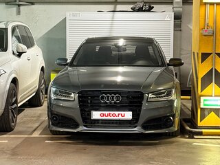 2014 Audi A8 Long III (D4) Рестайлинг, серый, 3550000 рублей, вид 3