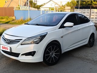2016 Hyundai Solaris I Рестайлинг, белый, 860000 рублей, вид 2