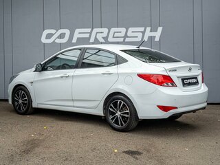 2015 Hyundai Solaris I Рестайлинг, белый, 1149000 рублей, вид 2
