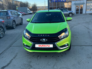 2016 Lada (ВАЗ) Vesta I, зелёный, 645000 рублей, вид 3