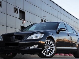 2008 Mercedes-Benz S-Класс 320 V (W221), чёрный, 1250000 рублей, вид 4
