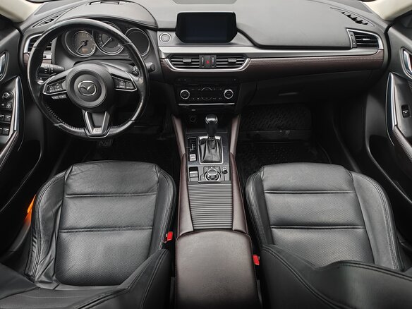 2018 Mazda 6 III (GJ) Рестайлинг, белый, 1859000 рублей - вид 9