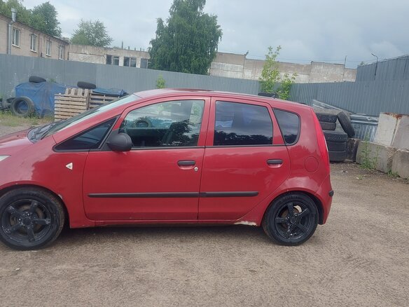 2007 Mitsubishi Colt VI (Z20/Z30), красный - вид 3