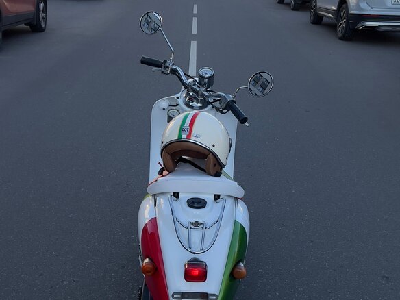 1997 Yamaha Vino 50, белый, 100000 рублей - вид 2