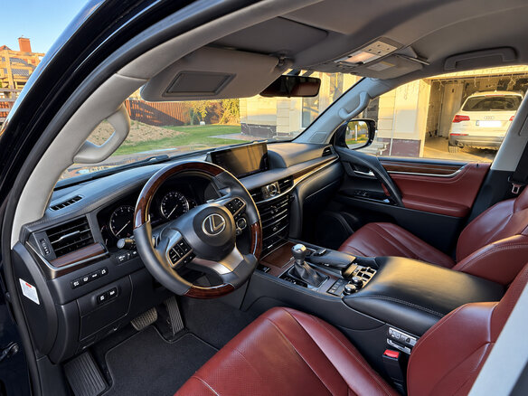 2015 Lexus LX 450d III Рестайлинг 2, синий, 5750000 рублей - вид 9