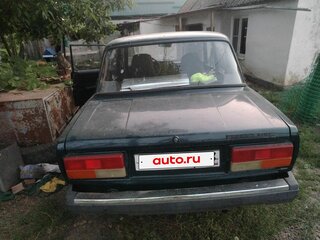 2008 Lada (ВАЗ) 2107, зелёный, 170000 рублей, вид 4