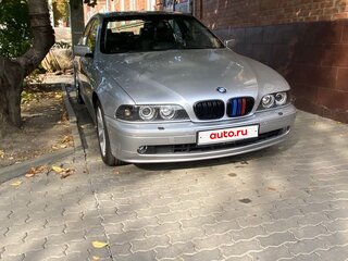 2001 BMW 5 серии 525i IV (E39) Рестайлинг, серебристый, 1500000 рублей, вид 2